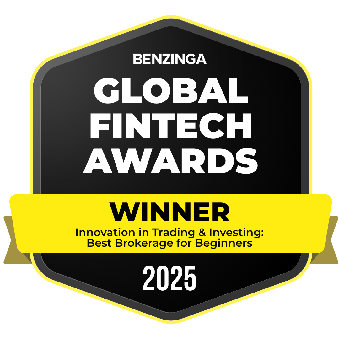Benzinga Global Fintech Awards Best Brokerage for Beginners