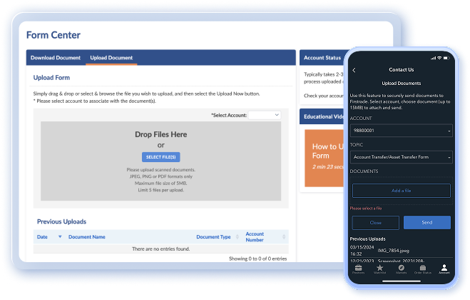 Upload Secure Documents